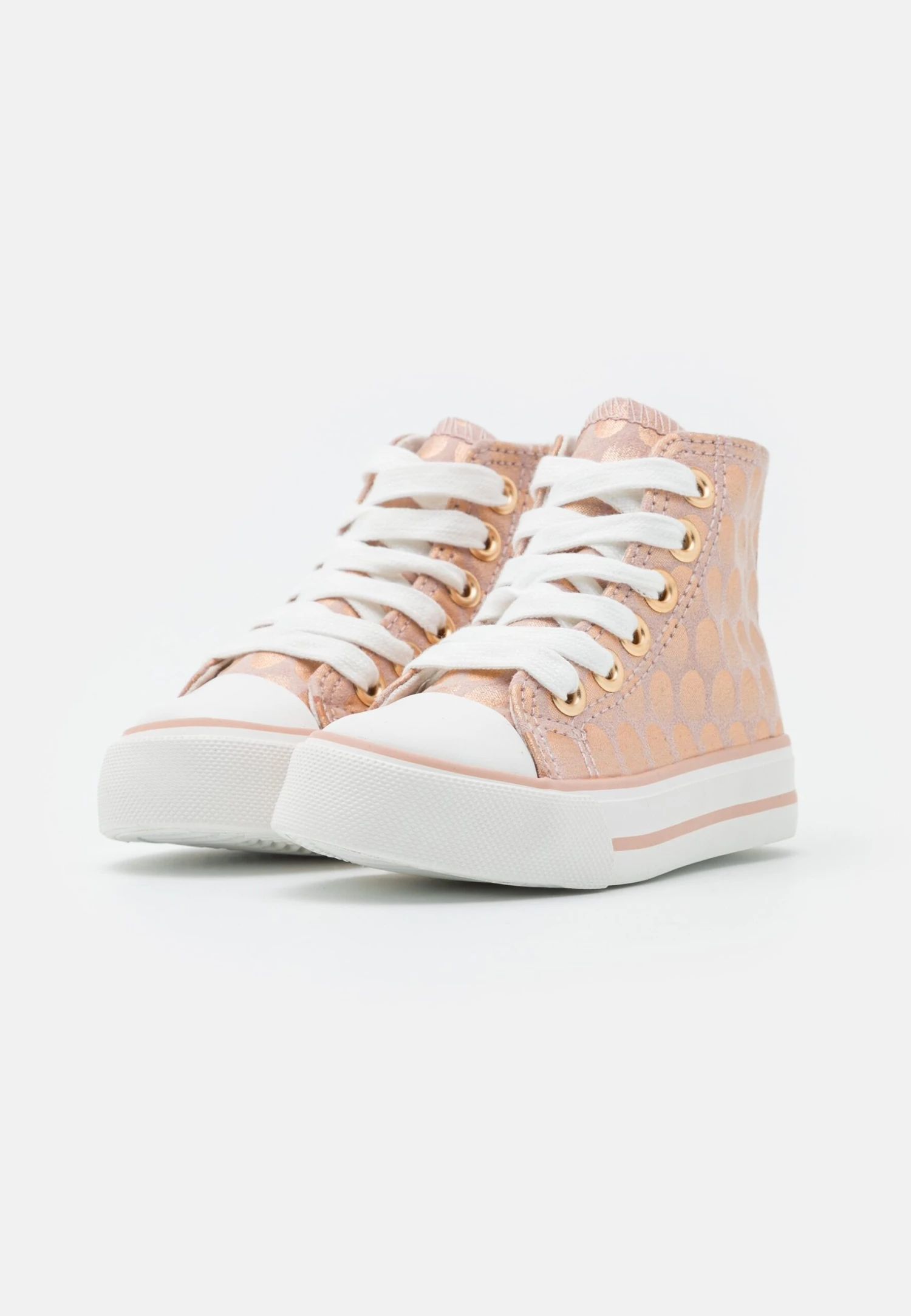 Friboo Sneakers Hoog - Rose Gold 2 Friboo Sneakers Hoog - Rose Gold - Afbeelding 2