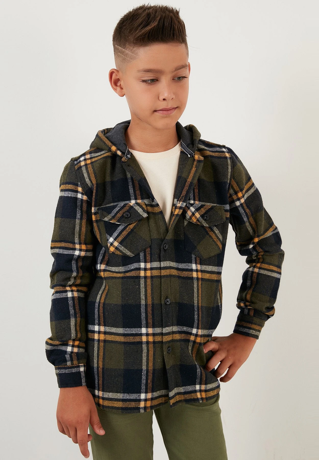 LELA Regular Fit - Overhemd - Khaki 3 LELA Regular Fit - Overhemd - Khaki - Afbeelding 3