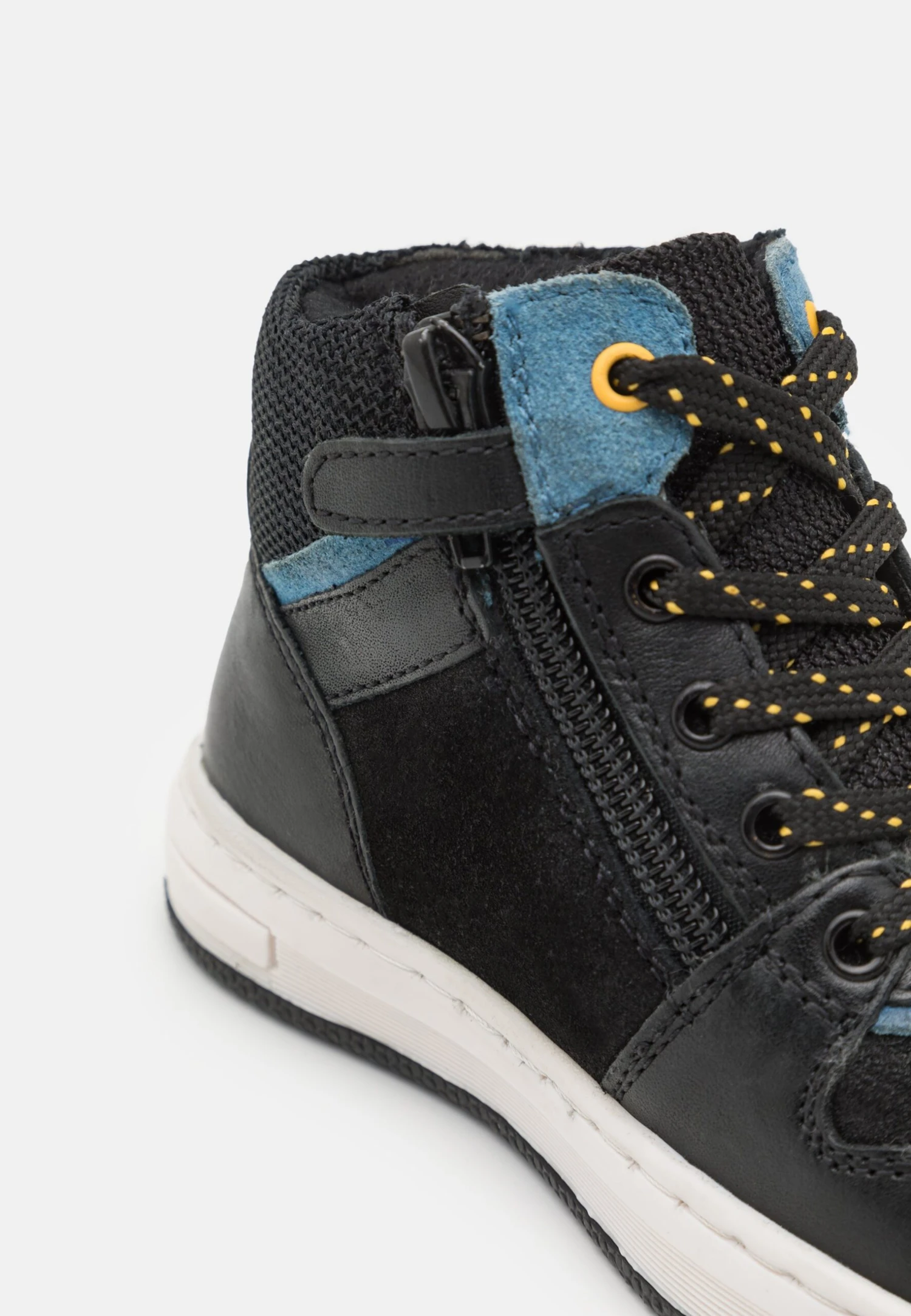 Friboo Leather - Sneakers Hoog - Black 6 Friboo Leather - Sneakers Hoog - Black - Afbeelding 6