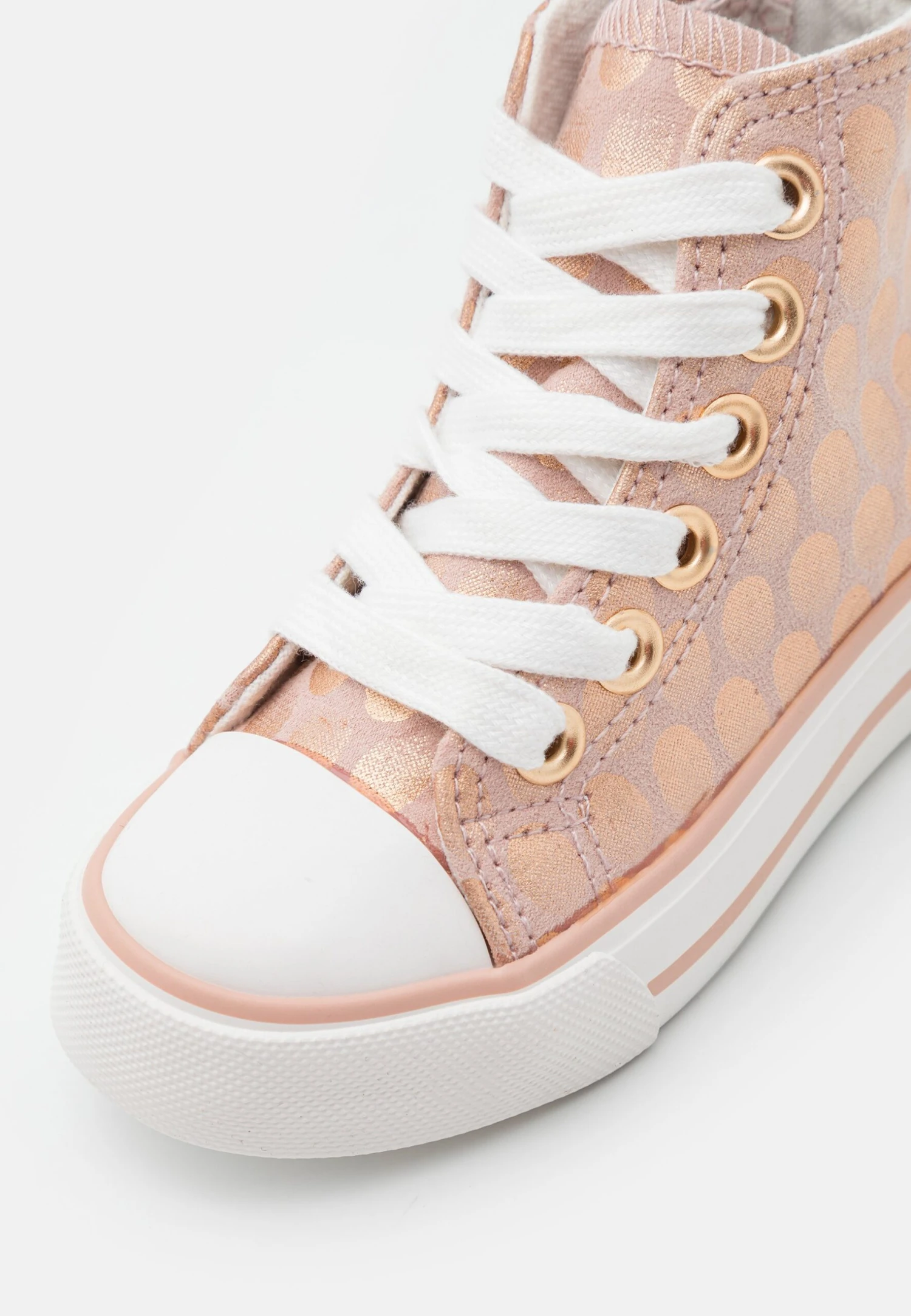 Friboo Sneakers Hoog - Rose Gold 6 Friboo Sneakers Hoog - Rose Gold - Afbeelding 6