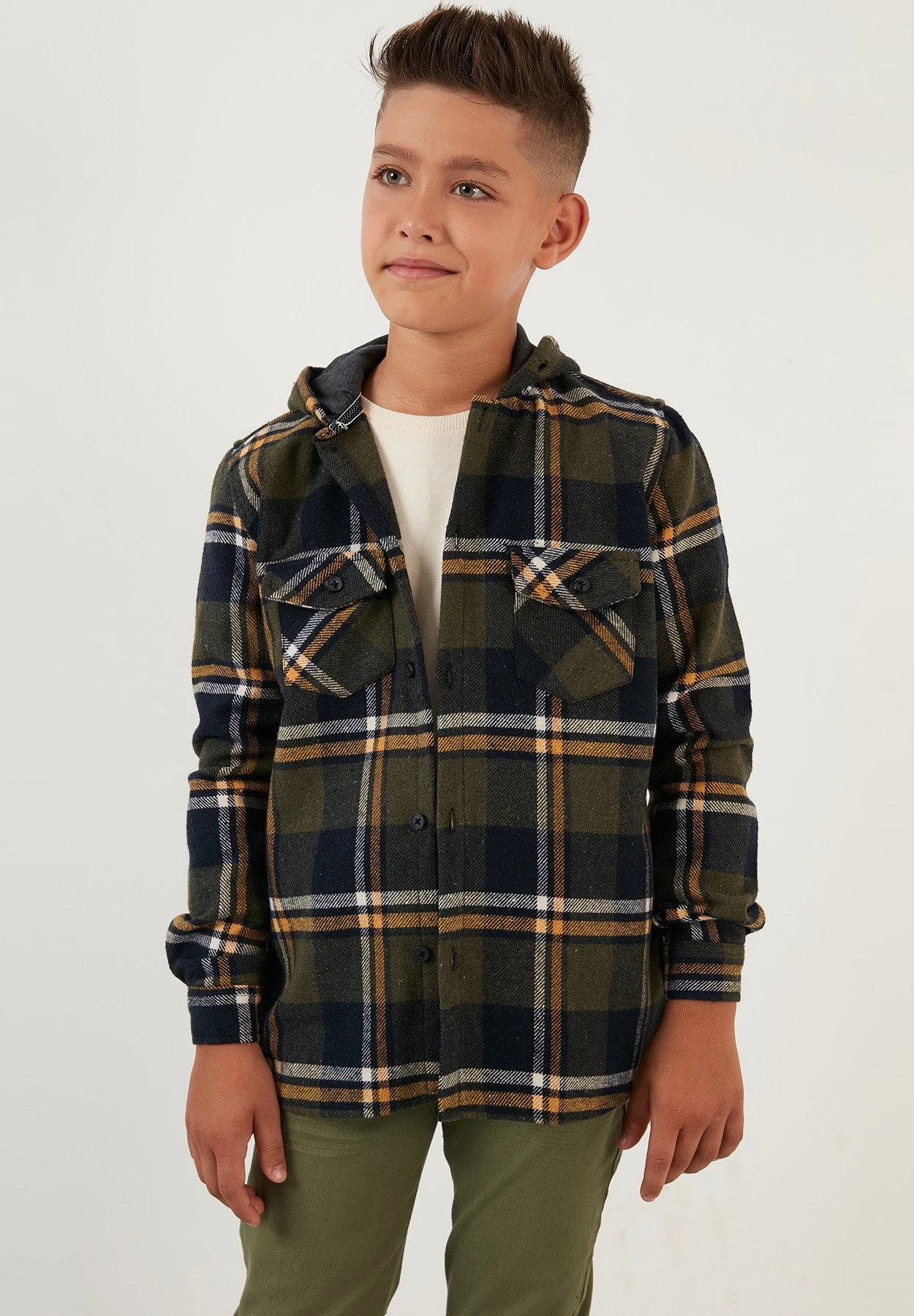 LELA Regular Fit - Overhemd - Khaki 5 LELA Regular Fit - Overhemd - Khaki - Afbeelding 5