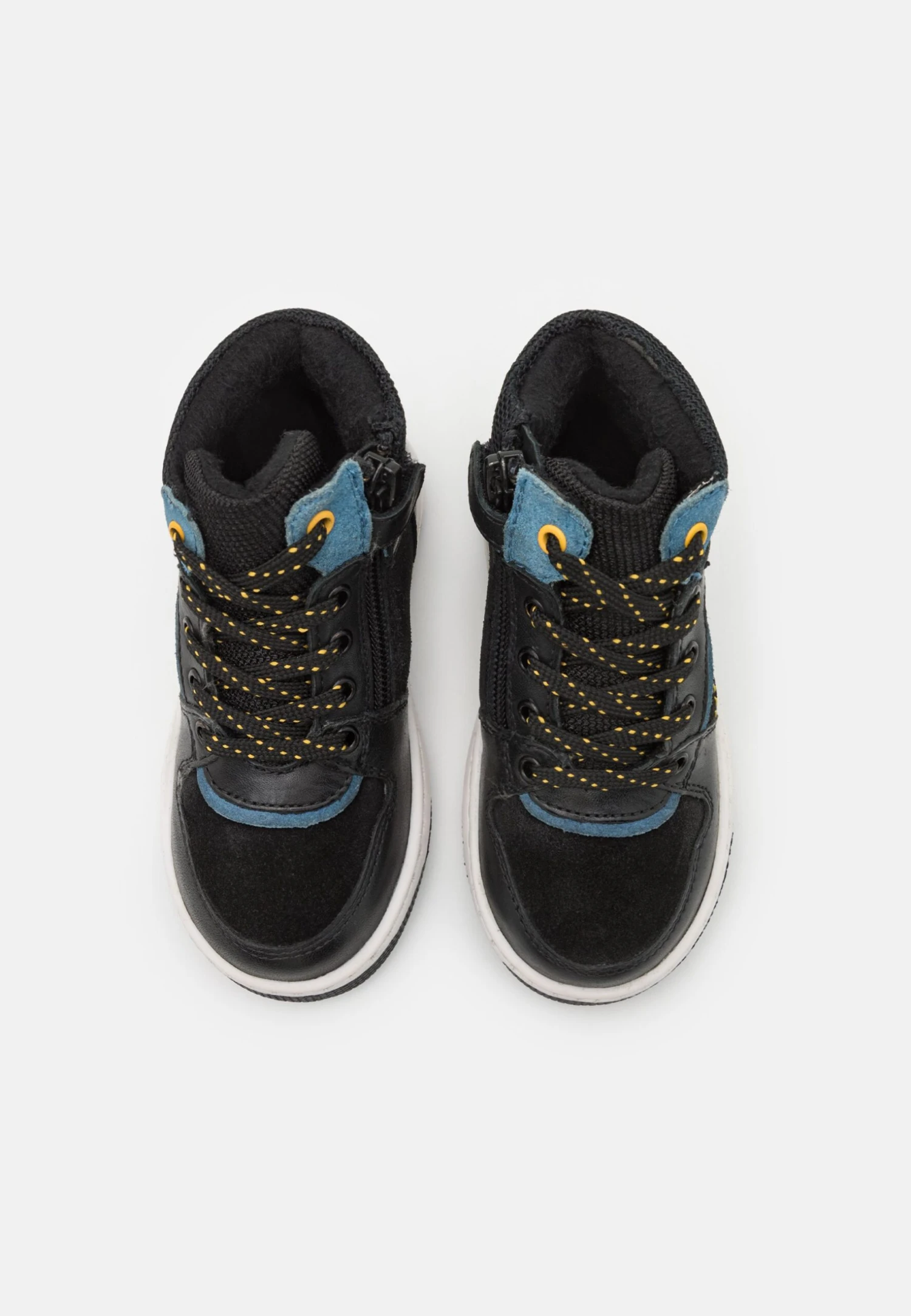 Friboo Leather - Sneakers Hoog - Black 4 Friboo Leather - Sneakers Hoog - Black - Afbeelding 4