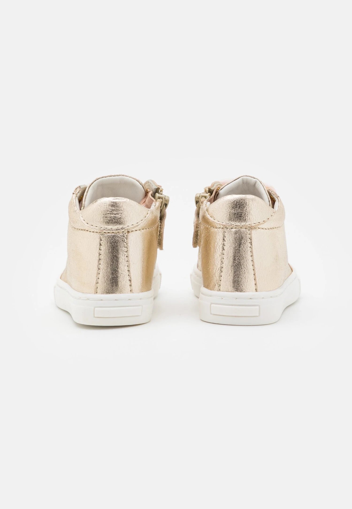 Friboo Leather - Sneakers Hoog - Gold 3 Friboo Leather - Sneakers Hoog - Gold - Afbeelding 3