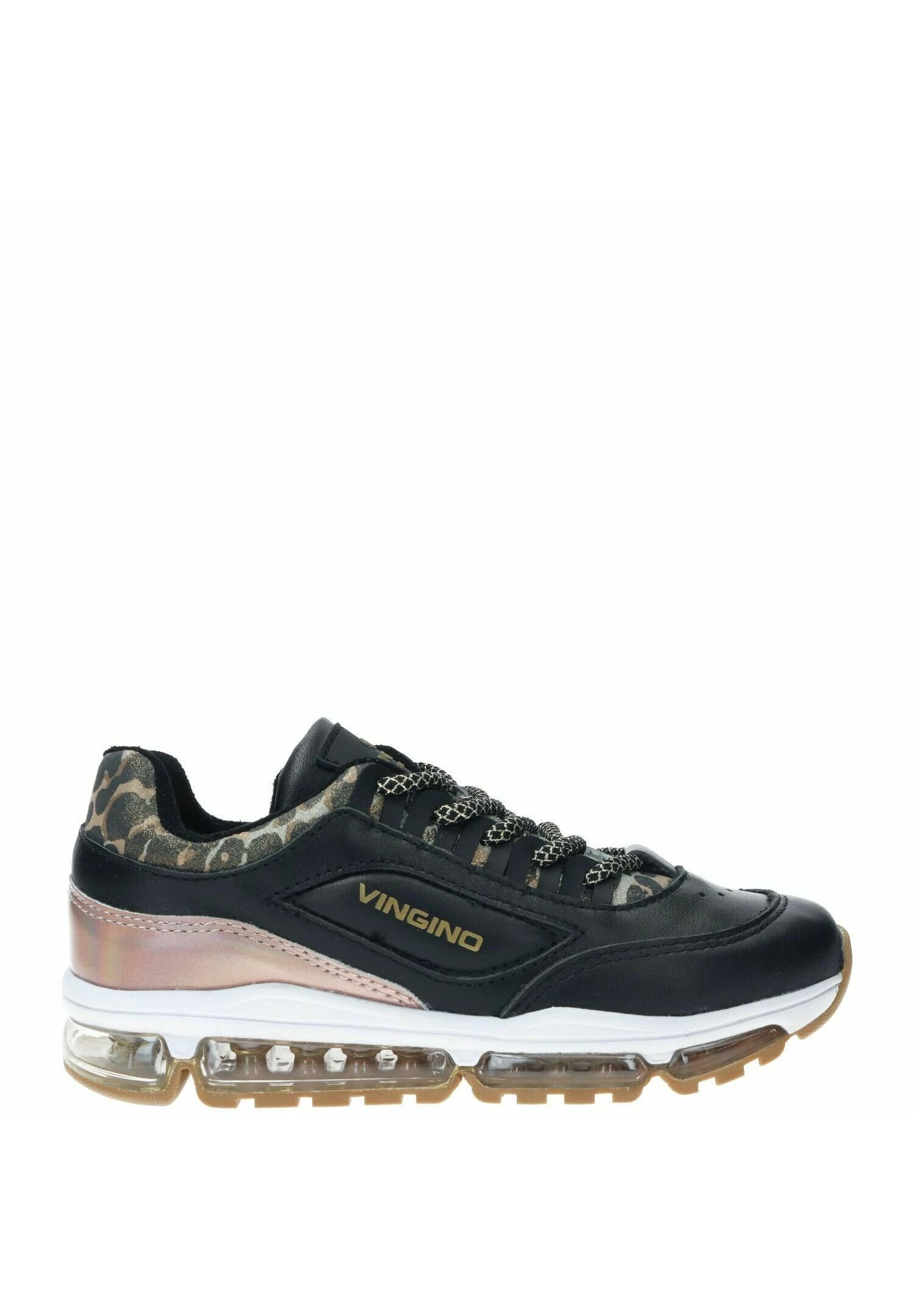 Vingino Fenna Ii - Sneakers Laag - Black/Pink/Beige 6 Vingino Fenna Ii - Sneakers Laag - Black/Pink/Beige - Afbeelding 6