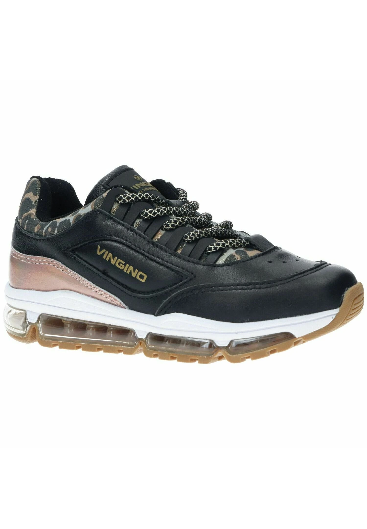 Vingino Fenna Ii - Sneakers Laag - Black/Pink/Beige 5 Vingino Fenna Ii - Sneakers Laag - Black/Pink/Beige - Afbeelding 5