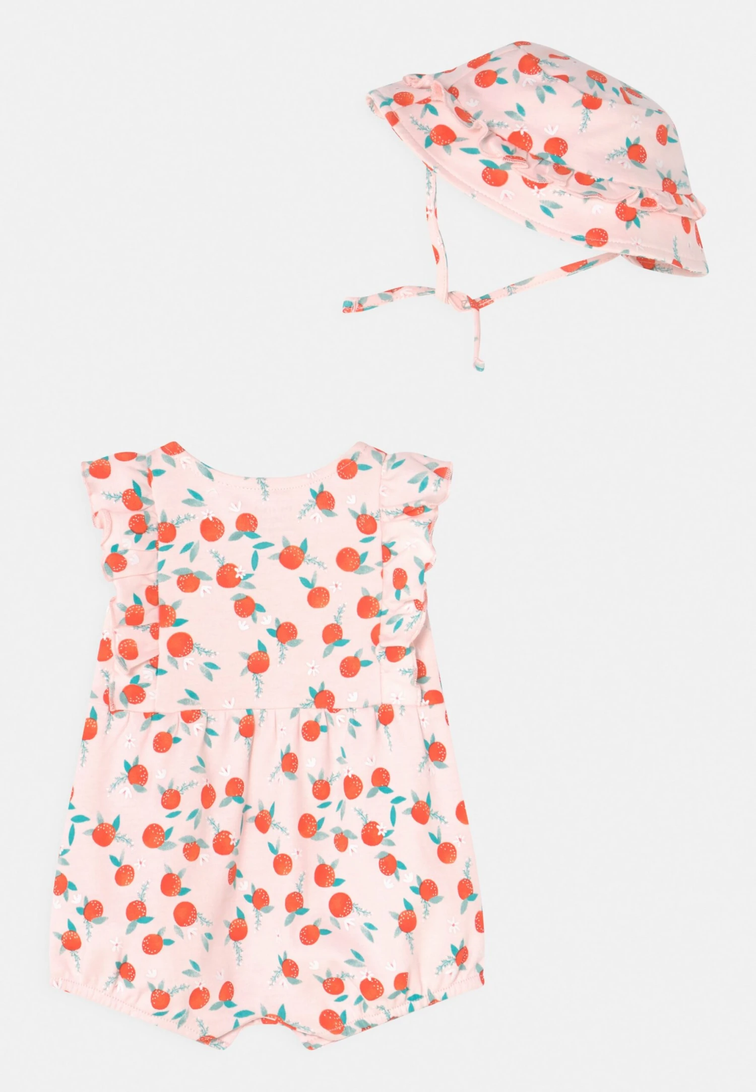 Carrement Beau All In One Hat Baby Set - Jumpsuit - Apricot 2 Carrement Beau All In One Hat Baby Set - Jumpsuit - Apricot - Afbeelding 2