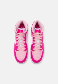 Air Jordan 1 Mid Unisex - Sneakers Hoog - White/Medium Soft Pink/Fierce Pink -Kinder Kleding Winkel a9ceade33e1143b78057365a180b117e scaled