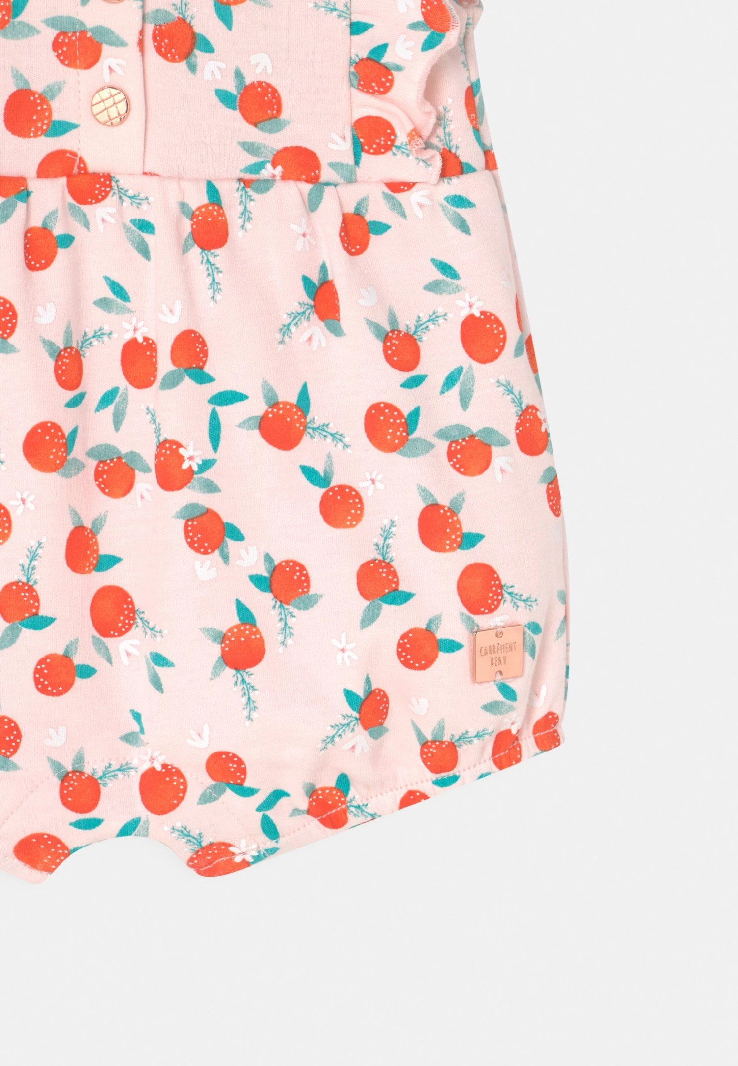 Carrement Beau All In One Hat Baby Set - Jumpsuit - Apricot 3 Carrement Beau All In One Hat Baby Set - Jumpsuit - Apricot - Afbeelding 3