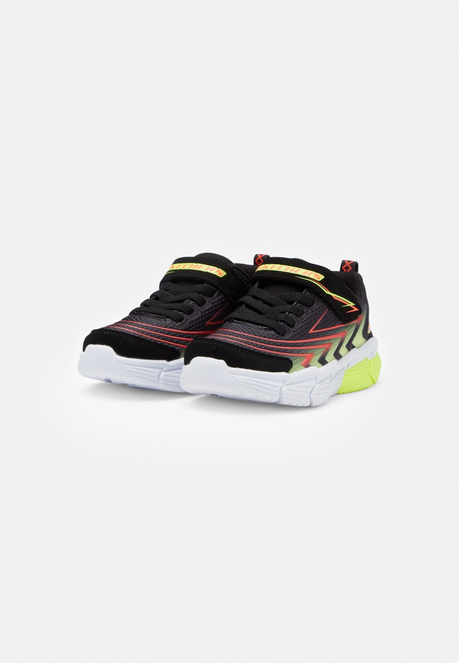 Skechers Vector-Matrix Unisex - Sneakers Laag - Black/Yellow/Coral 2 Skechers Vector-Matrix Unisex - Sneakers Laag - Black/Yellow/Coral - Afbeelding 2