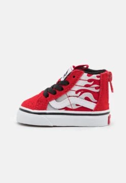 Vans Sk8-Hi Zip - Sneakers Hoog - Ferocious Flame Racing Red/Black