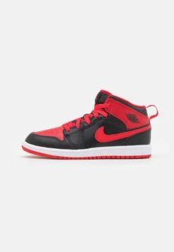 Kinder Kleding Winkel 11 Jordan 1 Mid Unisex - Basketbalschoenen - Black/Fire Red/White