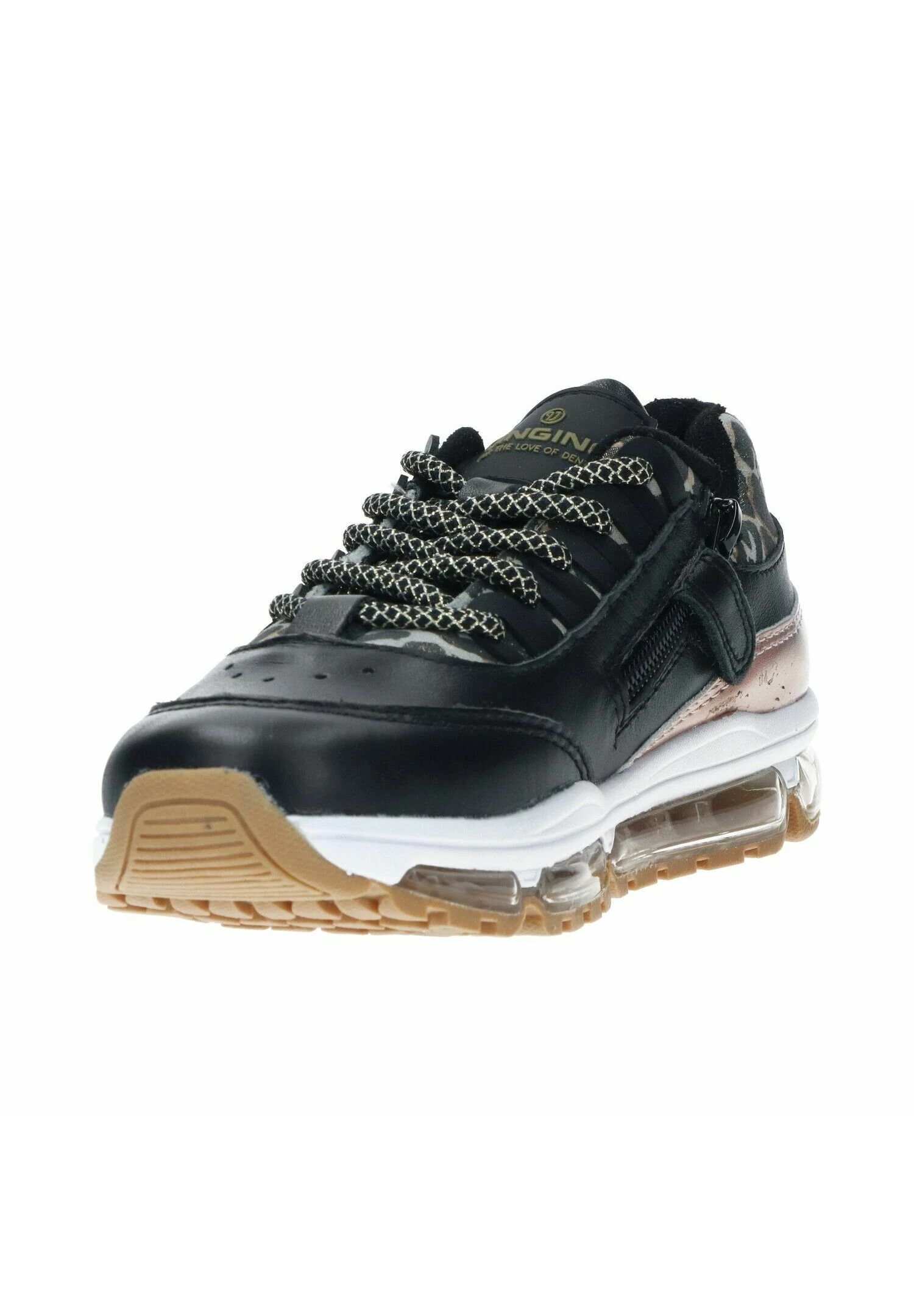 Vingino Fenna Ii - Sneakers Laag - Black/Pink/Beige 2 Vingino Fenna Ii - Sneakers Laag - Black/Pink/Beige - Afbeelding 2